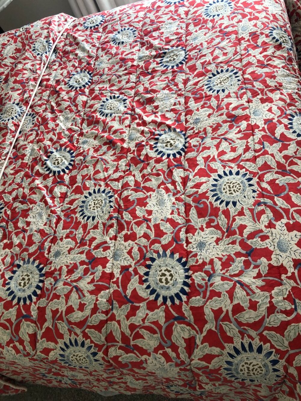 Ralph Lauren Comforter queen 100% cotton Côte d’Azur with two standard shams - Picture 2 of 3